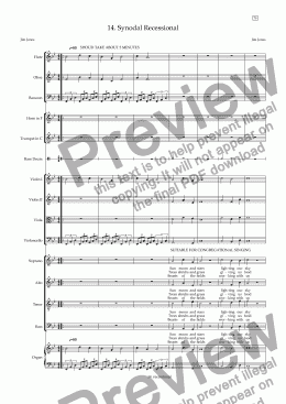 page one of 14. Synodal Recessional