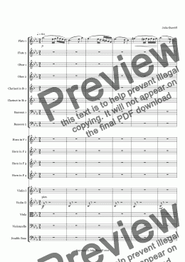 page one of Orchestral Cycle 1