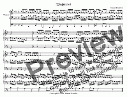 page one of Wachterlied - Chorale Prelude