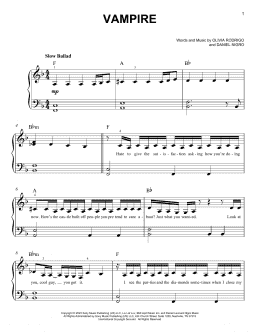 Vampire Waltz Sheet music for Piano (Solo) Easy