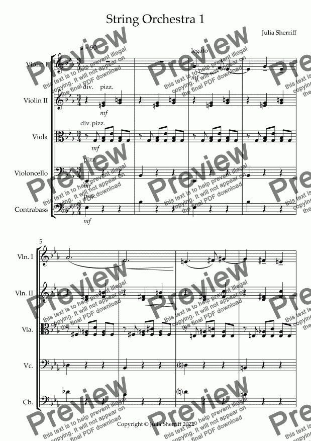 String Orchestra 1 Download Sheet Music PDF File