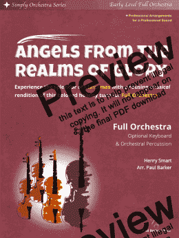 page one of Angels From The Realms Of Glory (Full Orchestra)