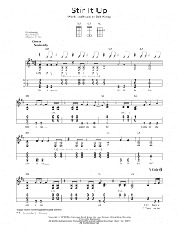 page one of Stir It Up (Dulcimer)