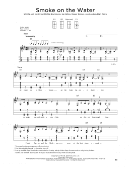 page one of Smoke On The Water (Dulcimer)