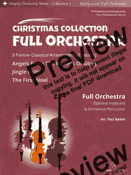 page one of Simply Orchestra Christmas Collection 3 (Full Orchestra)