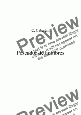 page one of Pescador de hombres