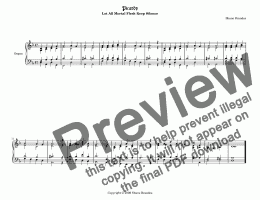 page one of Picardy (II) - Chorale Prelude