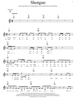 page one of Shotgun (Ukulele)