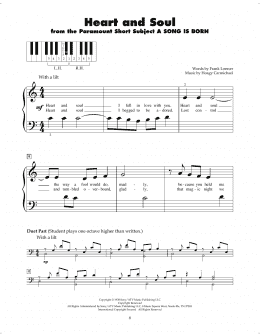 page one of Heart And Soul (5-Finger Piano)