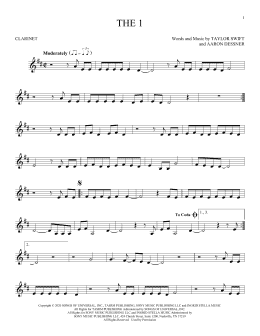 page one of the 1 (Clarinet Solo)