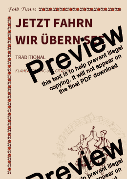 page one of Jetzt fahrn wir übern See