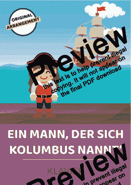 page one of Ein Mann, der sich Kolumbus nannt'