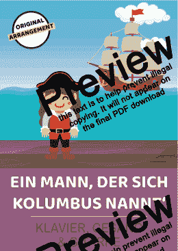 page one of Ein Mann, der sich Kolumbus nannt'