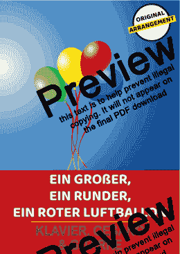 page one of Ein großer, ein runder, ein roter Luftballon