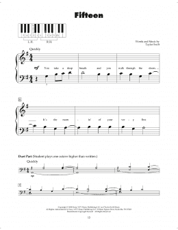 page one of Fifteen (5-Finger Piano)