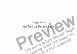 page one of Au fond du Temple Saint