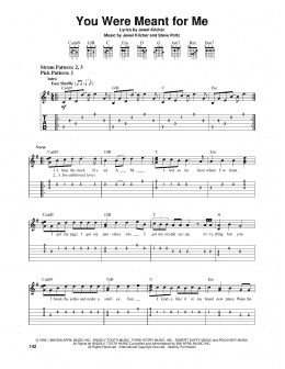 page one of You Were Meant For Me (Easy Guitar Tab)