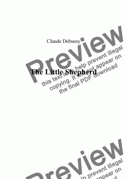 page one of The Little Shepherd