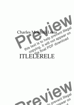 page one of ITLELERELE