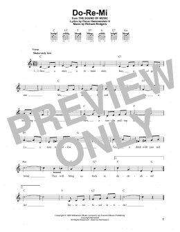 page one of Do-Re-Mi (from The Sound Of Music) (Easy Guitar)