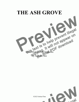 page one of The Ash Grove