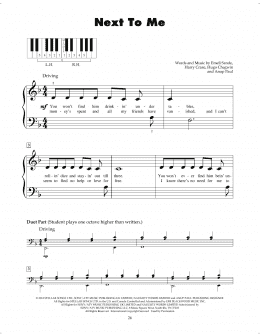 page one of Next To Me (5-Finger Piano)