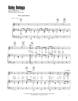 page one of Baby Beluga (Piano, Vocal & Guitar Chords (Right-Hand Melody))