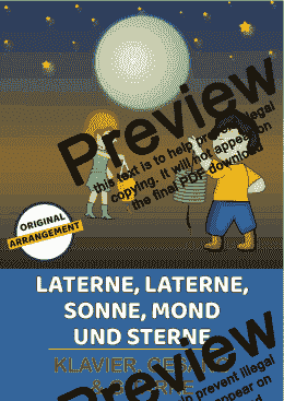 page one of Laterne, Laterne, Sonne, Mond und Sterne