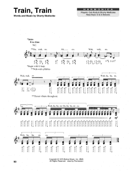 page one of Train, Train (Harmonica)