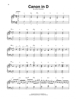 page one of Canon In D (Harp)