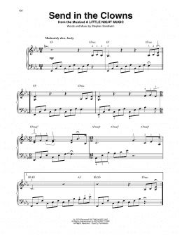 page one of Send In The Clowns (from A Little Night Music) (Harp)