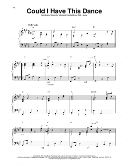 page one of Could I Have This Dance (Harp)