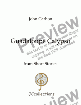 page one of Guadaloupe Calypso