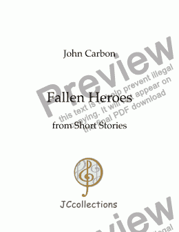 page one of Fallen Heroes