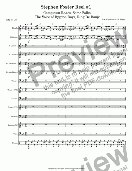 page one of Stephen Foster Reel #1-Score_and_Parts