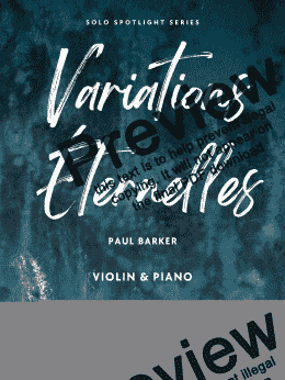 page one of Variations Éternelles (Violin & Piano)