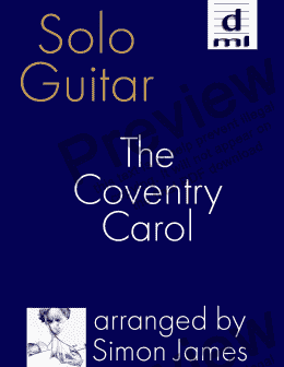 page one of The Coventry Carol