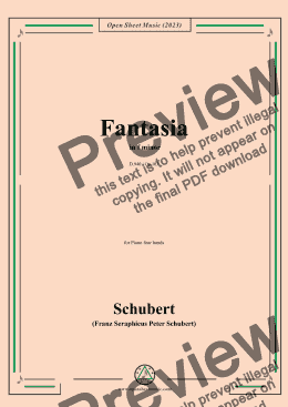 page one of Schubert-Fantasia in f minor,D.940(Op.103)