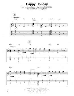 page one of Happy Holiday (Solo Guitar)