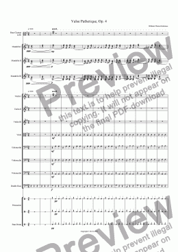 page one of Valse Pathetique, Op. 4