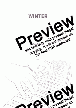 page one of Winter