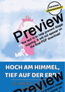 page one of Hoch am Himmel, tief auf der Erde