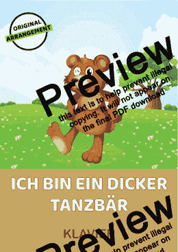 page one of Ich bin ein dicker Tanzbär