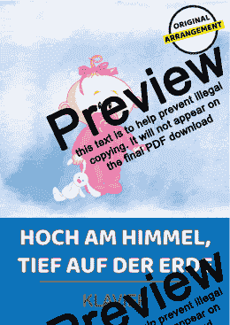 page one of Hoch am Himmel, tief auf der Erde