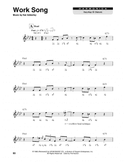 page one of Work Song (Harmonica)