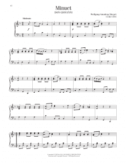 page one of Minuet (Piano Solo)