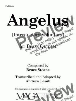 page one of Angelus