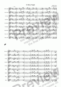 page one of O Holy Night