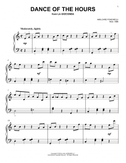 page one of Dance Of The Hours (Easy Piano)