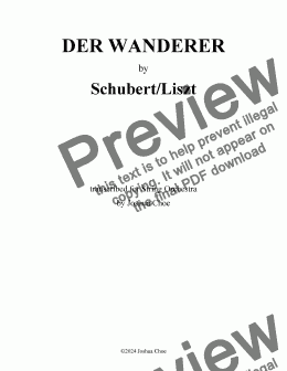 page one of Der Wanderer, D.489